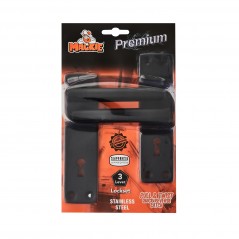 Mackie Leo Stainless Steel Black and Premium Lock 3Lever,  - Cashbuild