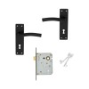 Mackie Gemini Stainless Steel Black and Premium Lockset 3Lever,  - Cashbuild
