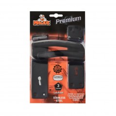 Mackie Gemini Stainless Steel Black and Premium Lockset 3Lever,  - Cashbuild