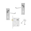 Mackie Lockset Victorian Gable Scroll Cast Zinc 2Lever,  - Cashbuild