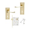 Mackie Geo Str/Scrl Zinc Bp and 2Lever Lock,  - Cashbuild