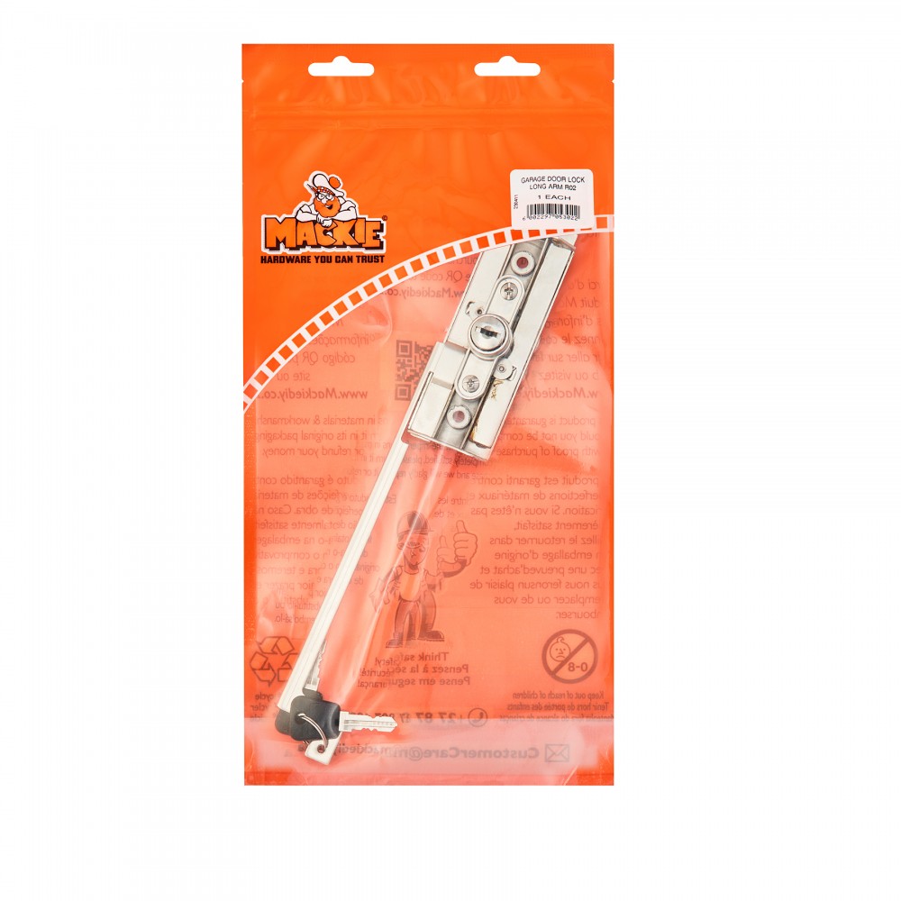 Mackie Garage Door Long Arm Lock R02, - Cashbuild Mackie Garage Door Long Arm Lock R02, - Cashbuild