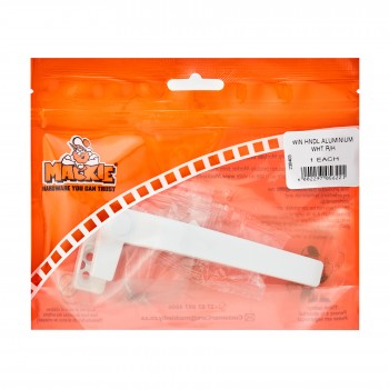 Mackie Aluminium Window Handle White Right,  - Cashbuild