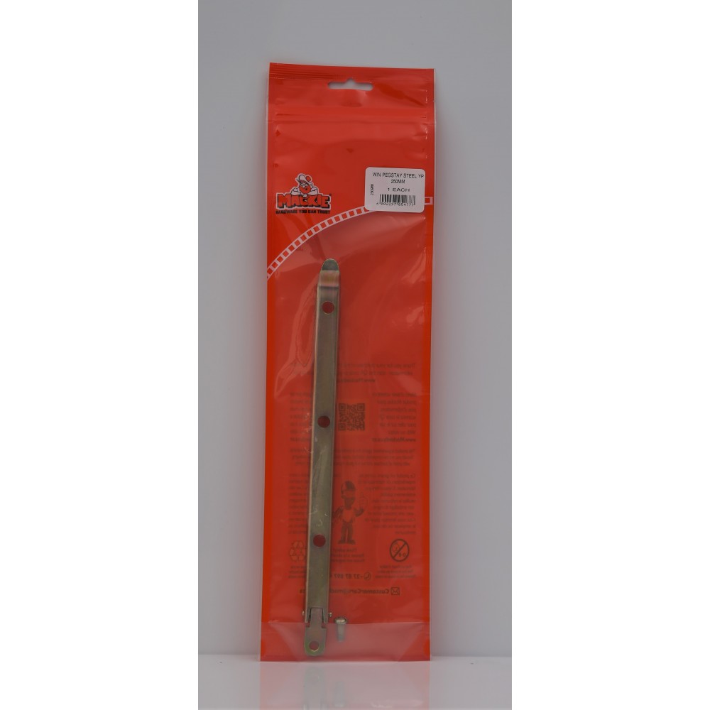 Mackie Window Steel Pegstay YP 250mm,  - Cashbuild Mackie Window Steel Pegstay YP 250mm,  - Cashbuild