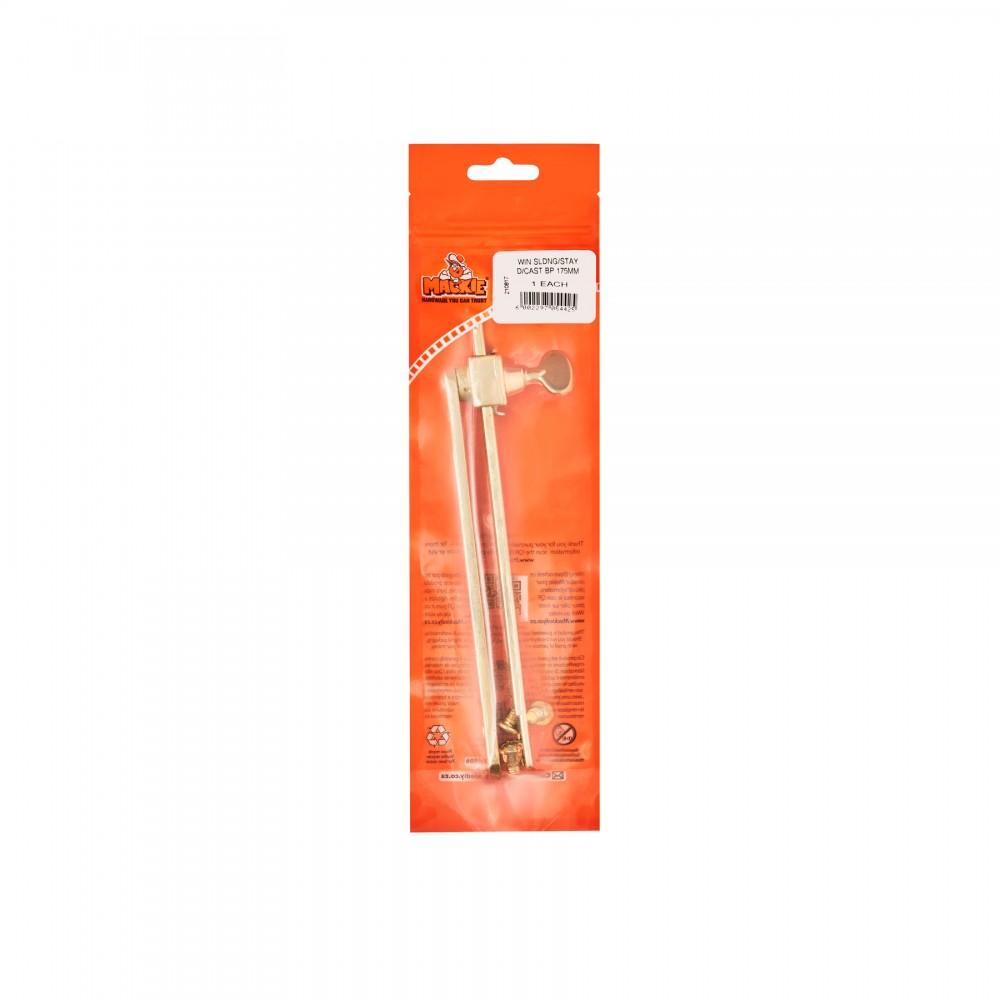 Mackie Window Cast Sliding Stay BP 175mm,  - Cashbuild Mackie Window Cast Sliding Stay BP 175mm,  - Cashbuild