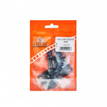 Mackie Cabin Hook Black 100mm,  - Cashbuild