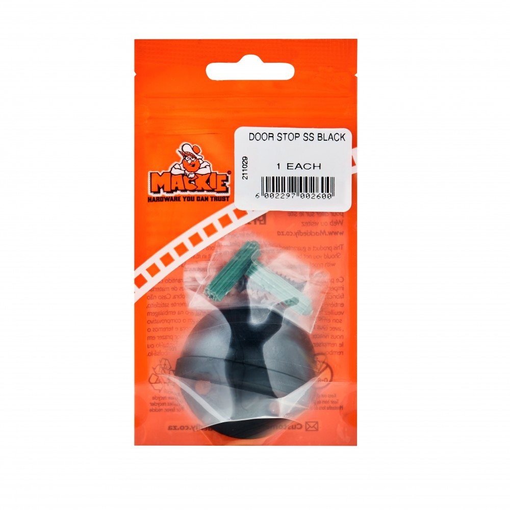 Mackie Door Stop Black, - Cashbuild Mackie Door Stop Black, - Cashbuild