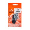 Mackie Hasp and Staple Black Japan 75mm,  - Cashbuild