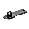 Mackie Hasp and Staple Black Japan 75mm,  - Cashbuild