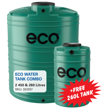 Water Tank Combo 2450Lt & 260Lt