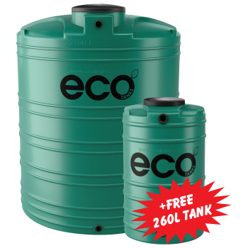 Water Tank Combo 2450Lt & Free 260Lt, ECO TANKS - Cashbuild