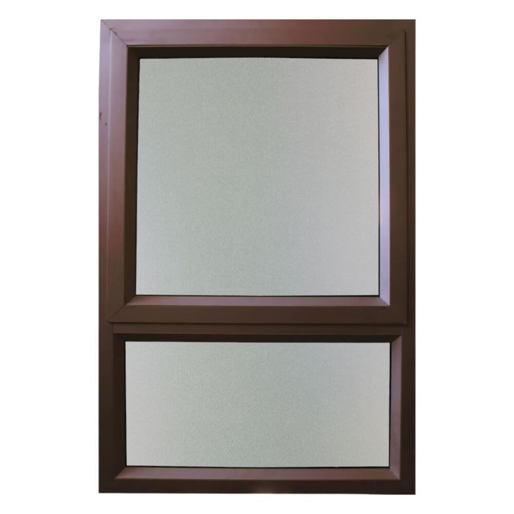 600 X 900 Bronze Aluminium Window Frame, Obscure Glass 600 X 900 Bronze Aluminium Window Frame, Obscure Glass