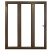 Door Aluminium Stack Folding 1.8M Bronze Left hand Tinted Opens Out,  - Cashbuild