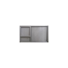 Window Frame Aluminium Pt129 Natural Clear Left Hand,  - Cashbuild