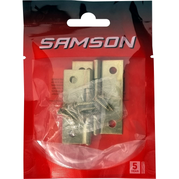 Samson Hinge Butt Steel 50mm Brass Plated, SAMSON - Cashbuild