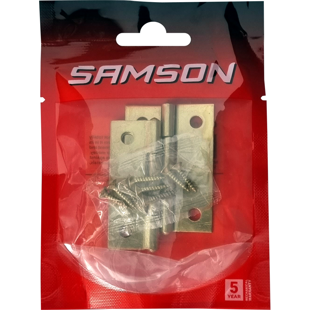 Samson Hinge Butt Steel 50mm Brass Plated, SAMSON - Cashbuild Samson Hinge Butt Steel 50mm Brass Plated, SAMSON - Cashbuild