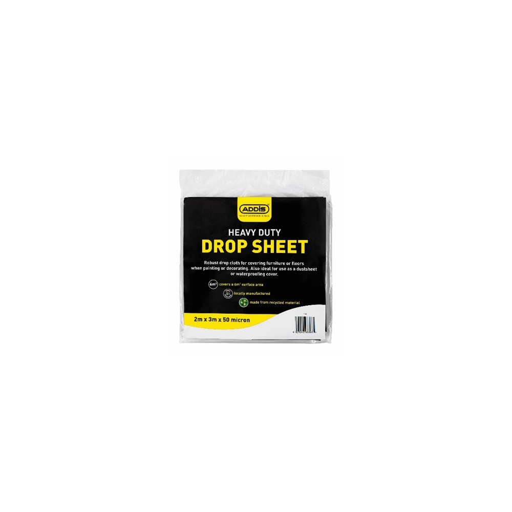 Addis Drop Sheet 50Micron 2000mm X 3M, ADDIS - Cashbuild Addis Drop Sheet 50Micron 2000mm X 3M, ADDIS - Cashbuild
