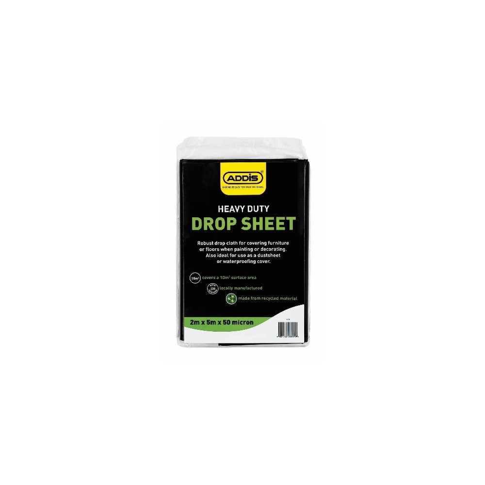 Addis Drop Sheet 50Micron 2000mm X 5M, ADDIS - Cashbuild Addis Drop Sheet 50Micron 2000mm X 5M, ADDIS - Cashbuild