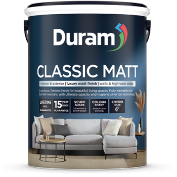 Duram Classic Matt 5L White, DURAM - Cashbuild