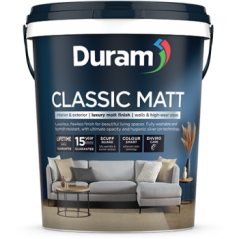 Duram Classic Matt 20L White, DURAM - Cashbuild