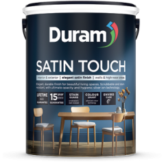 Duram Satin Touch 5L White, DURAM - Cashbuild