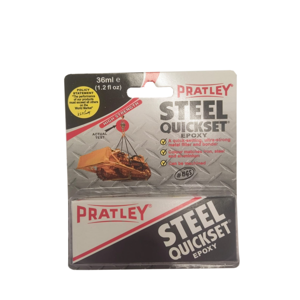 Pratley Steel Quickset Epoxy 36ml Pratley Steel Quickset Epoxy 36ml