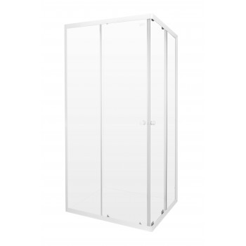 Entrée Shower Door Corner Entry White
