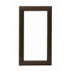 Window Frame Aluminium 28-Ps59 Bronze Clear Left Hand