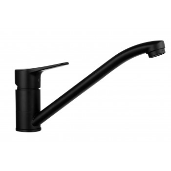 Quartz Black Sink Mixer Deck Type