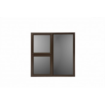 Window Frame Aluminium 28-Ptt1212 Bronze Left Hand Reflective Glass