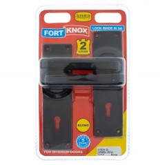 FORT KNOX ECO LOCK 2-LEVER HANDLE BLACK - Cashbuild