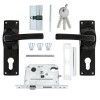 FORT KNOX ECO LOCK EP HANDLE BLACK - Cashbuild