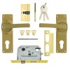FORT KNOX ECO LOCK EP HANDLE GOLD - Cashbuild
