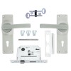 FORT KNOX ECO LOCK 3-LEVER HANDLE SATIN CHROME - Cashbuild