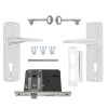 FORT KNOX ECO LOCK 2-LEVER PP HANDLE CHROME - Cashbuild