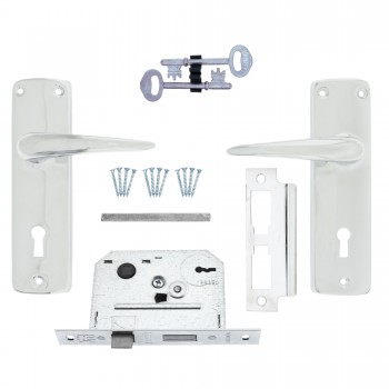 FORT KNOX ECO LOCK 3-LEVER HANDLE CHROME - Cashbuild