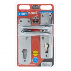 FORT KNOX ECO LOCK 3-LEVER HANDLE CHROME - Cashbuild