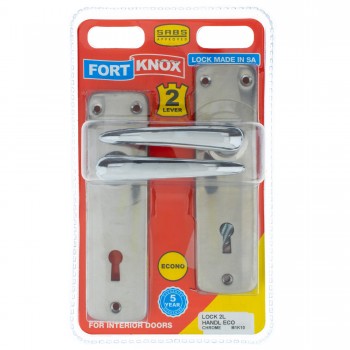 FORT KNOX ECO LOCK EP HANDLE CHROME - Cashbuild