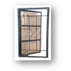 Window Frame Steel C1H Burglar Bars B1mm Glazed