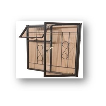 Window Frame Steel Nc2F Burglar Bars B1mm Glazed