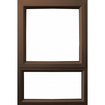 Window Frame Aluminium 28-pt69 Bronze Obscure
