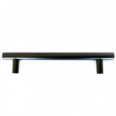 Hollow Bar Handle Matt Black 160mm, APS - Cashbuild