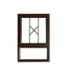 Window Frame Aluminium 28-Pt69 Bronze And Burglar Bar Clear,  - Cashbuild