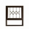 Window Frame Aluminium 28-Pt99 Bronze And Burglar Bar Clear,  - Cashbuild