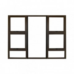 Window Frame Aluminium 28-P4Tt2415 Bronze,  - Cashbuild