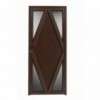 Aluminium & Glass Single Hinged Door Double Diamond Design,  - Cashbuild