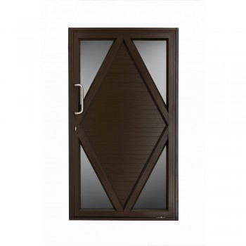 Door Aluminium Diamond Bronze 900X2,1,  - Cashbuild