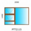 Window Frame Aluminium Pt159 Natural Clear Right Hand,  - Cashbuild