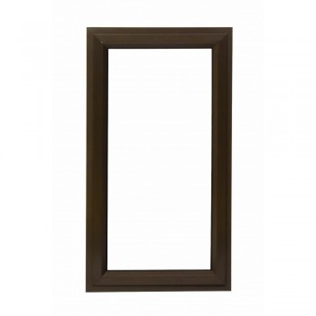 Window Frame Aluminium 28-Ps59 Bronze Clear Left Hand,  - Cashbuild