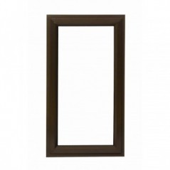 Window Frame Aluminium 28-Ps59 Bronze Clear Left Hand,  - Cashbuild